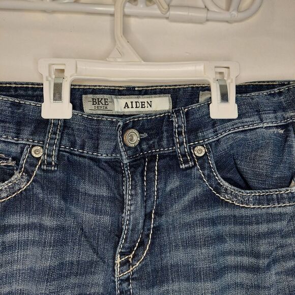 BKE Denim Aiden Bootleg Distressed Blue Jeans Men's Size 29/R - Picture 4 of 15